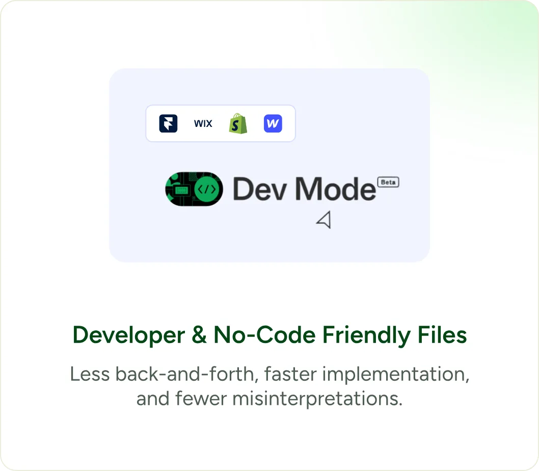 Developer & No-Code Friendly Files